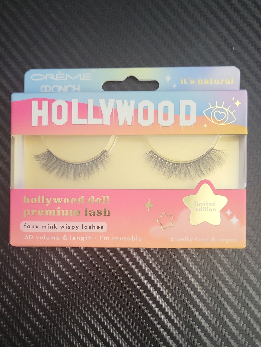 The Creme Shop Faux Mink Wispy Lashes - Black